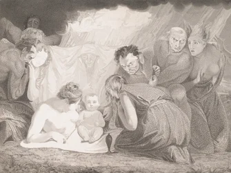 Niemowlę Szekspir z udziałem natury i pasji, 1799.