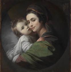 Elizabeth Shewell West i jej syn, Raphael