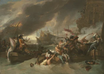 Bitwa pod La Hogue, c.1778