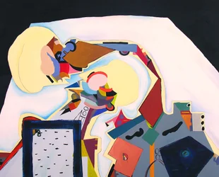 Dormeurs, 2000 (olej na płótnie)