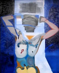 Homme libre, 2006 (olej i akryl na płótnie)