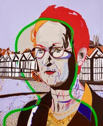 La Nef des fous: Marie Therese, 2020 (olej na płótnie)