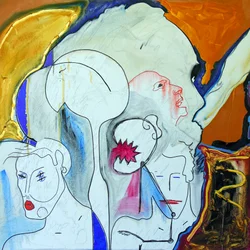 Michael Ackerman, 2001 (olej na płótnie)