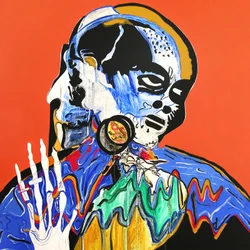 Surportrait: Danse macabre, Pickenheim, 2005 (olej na płótnie)