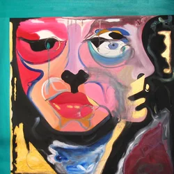 Surportrait: Étude de vivantes 2, 2005 (olej na płótnie)