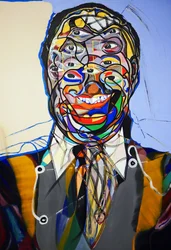 Surportret: James Baldwin 2, 2021 (olej na płótnie)