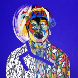 Surportret : Olivier Corseri, 2019 (olej na płótnie)