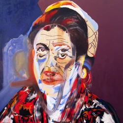 Surportret: Simone Veil, 2020 (olej na płótnie)