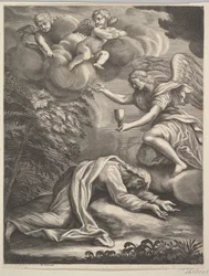 Agonia w ogrodzie, 1680-1719.