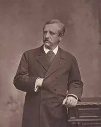 A. E. Nordenskiold Szwedzki geolog i mineralog, urodzony w Finlandii, 1832-1901, ok. godz. 1880