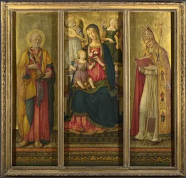 Dziewica z Dzieciątkiem ze świętymi Piotrem i Mikołajem, 1479