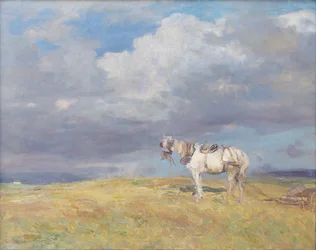 Biały koń, ok. 1910 (olej na płótnie)