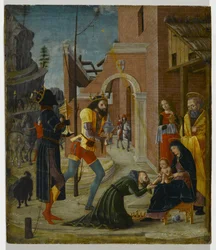 Pokłon Trzech Króli, ok. 1485-95 (tempera na panelu)