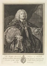 Właściwy Wielebny Ojciec w Bogu, dr Benjamin Hoadly, Lord Biskup Winchester, Prałat…, 1743.