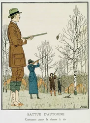 Jesienna sesja, ok. 1912-13 (litografia)