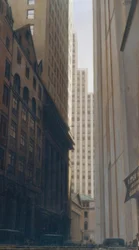 Widok na Wall Street