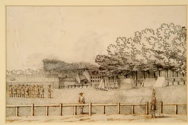 Obozowisko żołnierzy, Hampton Court Green