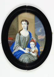 Lady Catherine Darnley, księżna Buckingham (emalia)