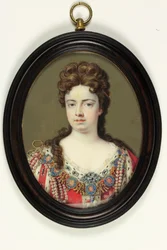 Queen Anne (akwarela na kości słoniowej)