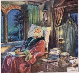 Jak to była lepsza młodość, ilustracja z „Rabbi Ben Ezra” Roberta Browninga (kolor lito)