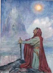 Stąd paradoks, ilustracja z „Rabbi Ben Ezra” Roberta Browninga (kolor lito)