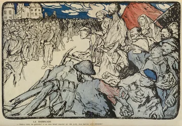 Barykada, ilustracja z „L