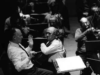 Paul SACHER i Mstislav ROSTROPOVICH