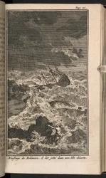 Ilustracja z francuskiego wydania „Robinson Crusoe”