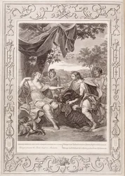 Meleager wręcza Atalancie głowę dzika, 1731 r.