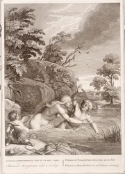 Salmacis i Hemaphroditus zjednoczeni w jednym ciele, 1731