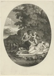 Satyr śledzi śpiącą Wenus