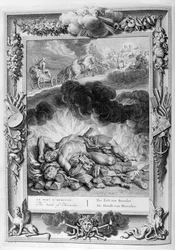 Śmierć Herkulesa, 1733.