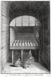 Groby królów Wirginii, ok. 1734