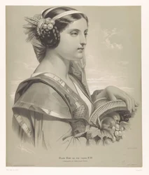 Personifikacja lata Duże opracowania w dwóch rodzajach kredy (tytuł serii) Grande etude aux deux kredki (tytuł serii na obiekcie)