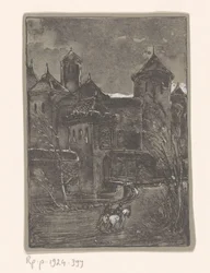 Zamek z dwoma jeźdźcami