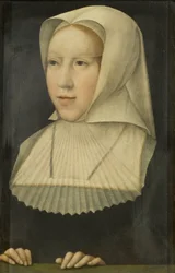 Portret Małgorzaty Austriackiej (olej na desce)