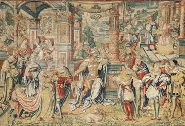 Seria Historii Dawida, ok. 1525 r. (Jedwab i wełna)