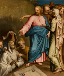 Kaplica Sakramentu SS, I przęsło strona południowa, Bernardino Campi, Lawenda Stopy 1569