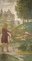 Cephalus i nimfy, ok. 1520-1522 (fresk)