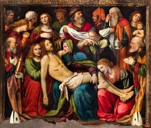 Mediolan, kościół San Giorgio al Palazzo, Bernardino Luini, Złożenie do grobu