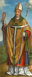 Święty Ambroży, 1520-22 (tempera na pokładzie)