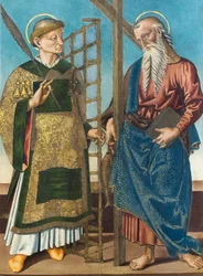 Św. Wawrzyniec i Andrzej, pierwsza ćwierć XVI w. (olej na desce)