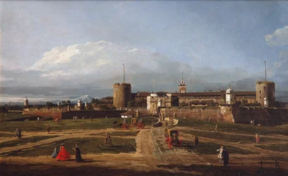 Castello Sforzesco w Mediolanie, ok. 1744