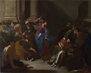 Chrystus wypędzający kupców ze świątyni, ok. godz. 1645