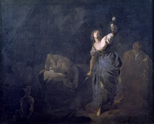 Judyta z głową Holofernesa – Bernardo Cavallino (1616-1622-1654-1656), olej na płótnie