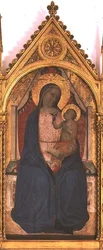 Madonna z Dzieciątkiem (tempera na panelu)