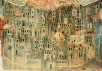 Widok Florencji, fragment z 