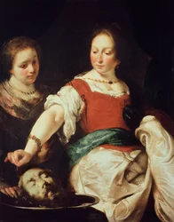 Strozzi, Bernardo (1581-1644) Salome Olej na płótnie po 1630 r. Muzea Państwowe, Berlin 124x94
