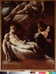 Studium do osadzania Obraz Bernardo Strozziego (1581-1644)