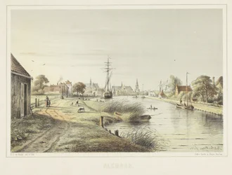 Widok Alkmaar z Zeglis
